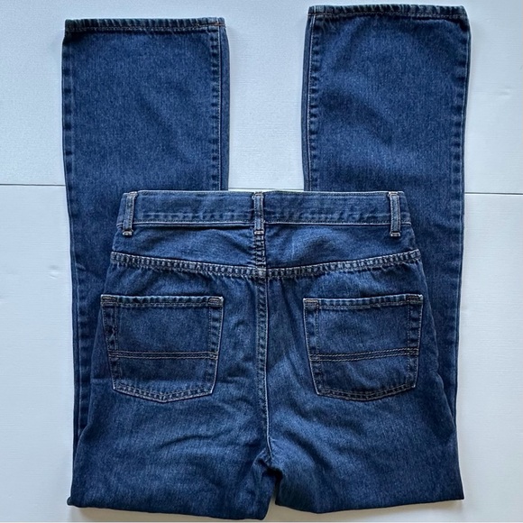 Children’s Place medium wash blue bootcut‎ denim jeans boys 16s adjustable waist - Picture 4 of 13